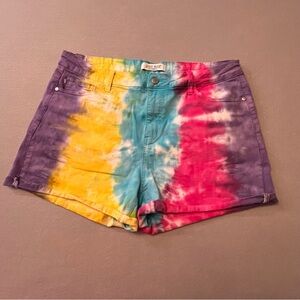 Judy Blue Women's Tie-Dye denim super stretch Shorts size 2XL